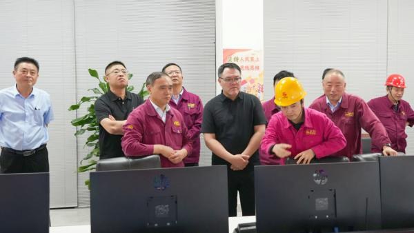 集团党委书记、董事长沈彬来开云手机站登录入口调研指导